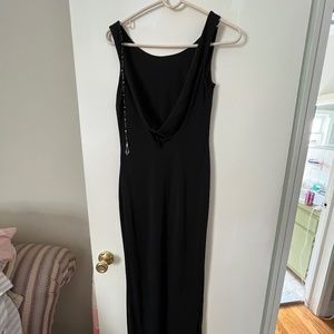 Black Long Dress With Slit